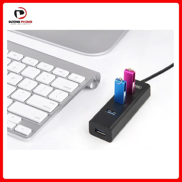 [Mã ELFLASH5 giảm 20K đơn 50K] Bộ chia USB 4 port 3.0 Unitek (Y3089) Chính hãng - BH 12 Tháng