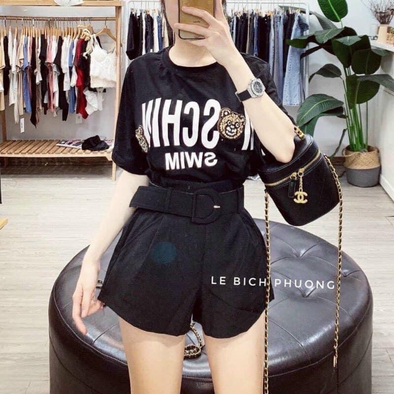 Quần short kèm đai chữ D | BigBuy360 - bigbuy360.vn