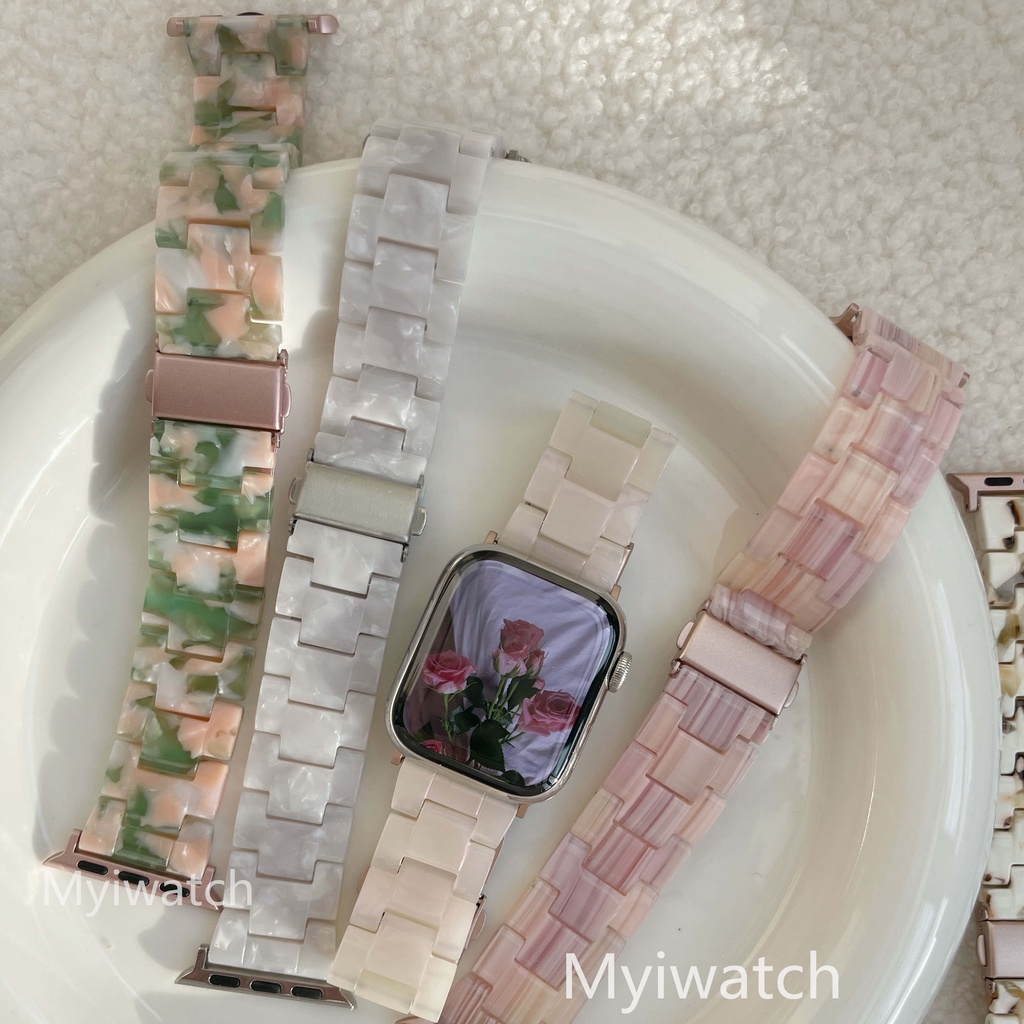 Dây Đeo Thay Thế Bằng Kim Loại 20 Màu Cho iwatch 8 7 6 5 4 3 2 1 45mm 44mm 40mm 41mm 42mm 38mm