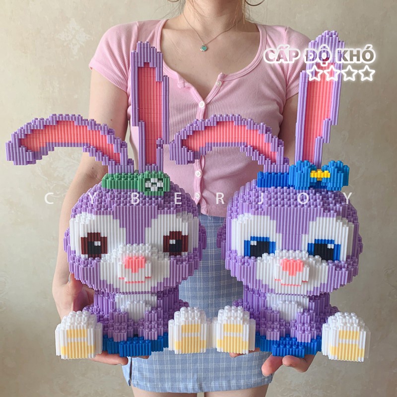 Mô hình lớn Lego xếp hình Bộ đồ chơi xếp hình động vật dễ thương