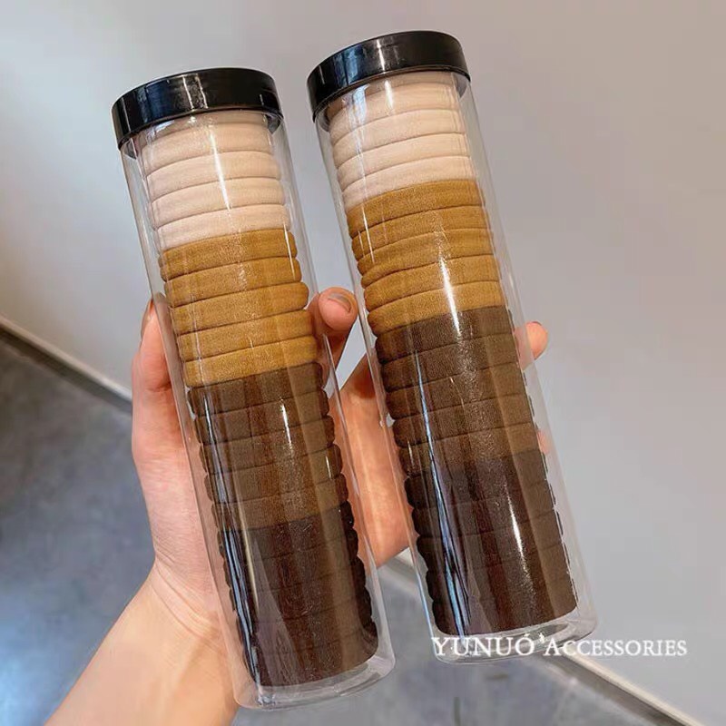 SET 20 Thun Cột Tóc Vải Nhiều Màu Siêu Xinh - DẠNG ỐNG - GIAO MÀU NGẪU NHIÊN