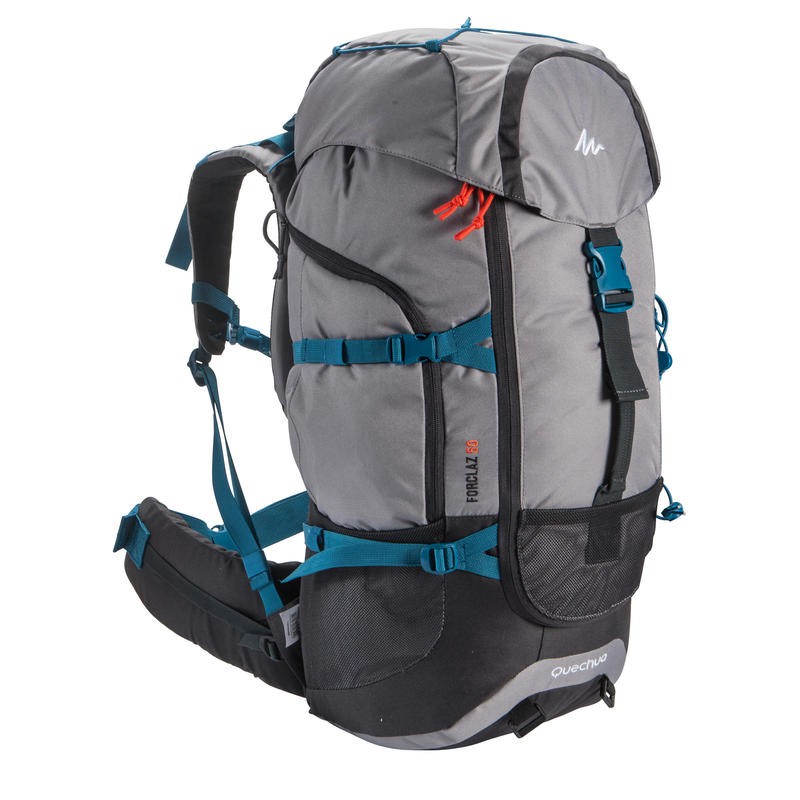 Balo Trekking FORCLAZ 50 – xám xanh