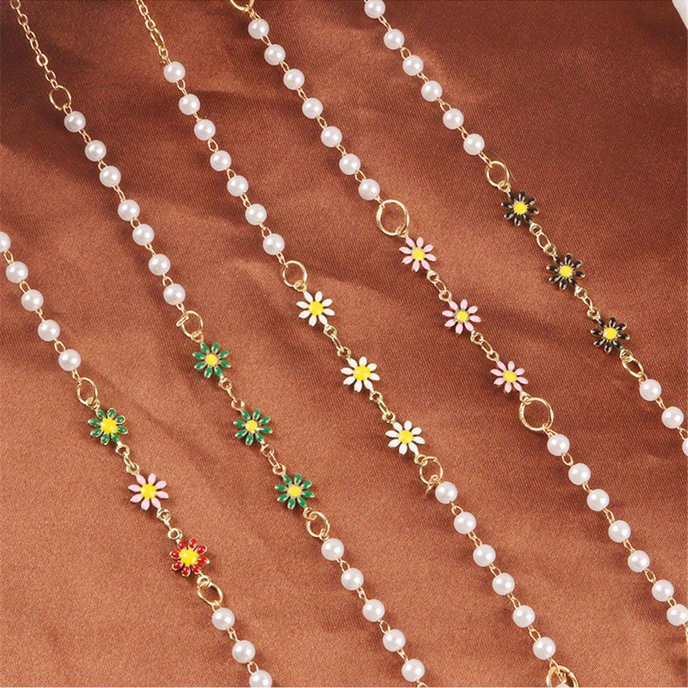 Dây Đeo Mắt Kính Chống Thất Lạc Hình Hoa Cúc Xinh Xắn