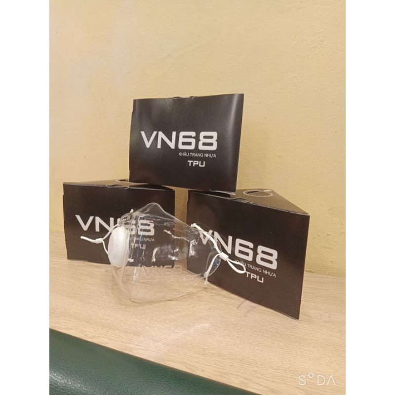 (HÀNG MỚI VỀ ) Khẩu Trang Trong Suốt VN68 Mở Khóa Face ID | BigBuy360 - bigbuy360.vn