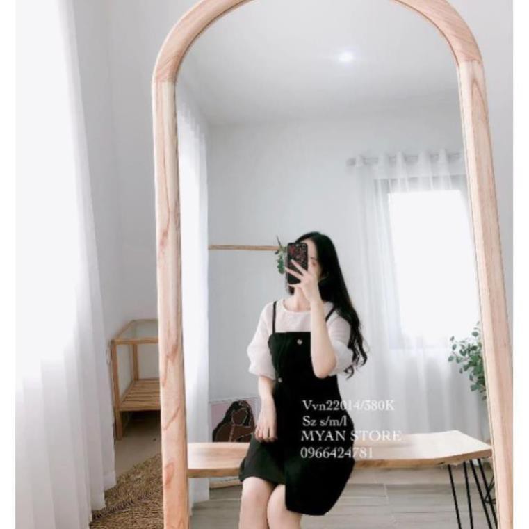 ĐẦM YẾM, VÁY YẾM VẠT LỆCH CÚC MIX CHÂN VÁY VOAN TRẮNG | BigBuy360 - bigbuy360.vn