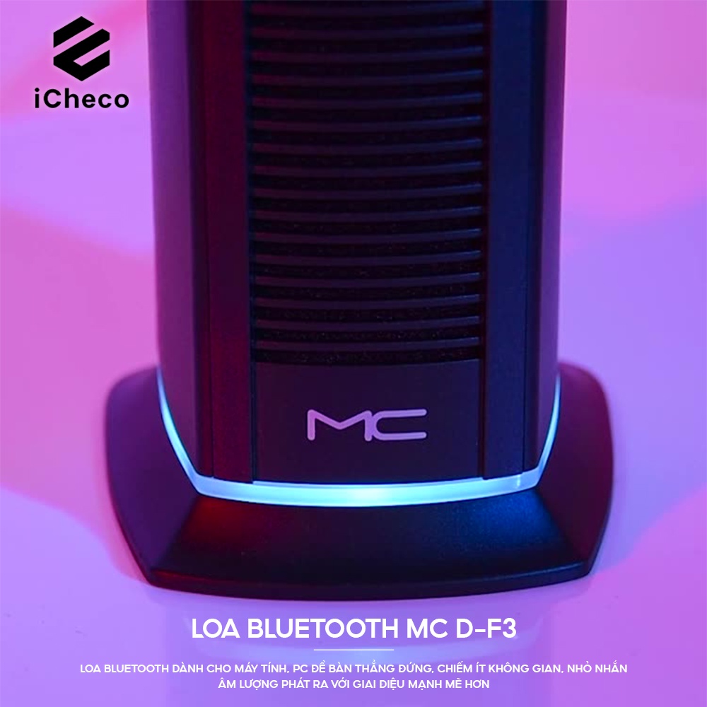 Loa bluetooth căm máy tính để bàn ICHECO LWB05 có dây đèn led dành cho vi tính laptop PC âm bass mạnh