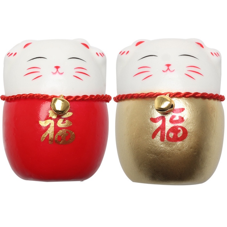 Mèo Thần Tài Trang Trí Tết, Trang Trí Handmade
