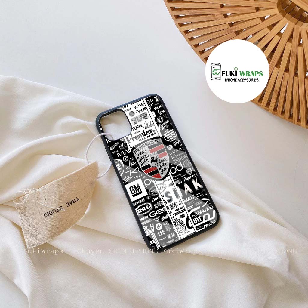 Ốp Lưng Kính Cường Lực / Case LOGO Chống Vỡ Dành Cho 13ProMax 12ProMax 11ProMax X XSMAX Fukishop