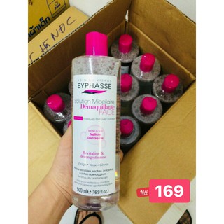 Nước Tẩy Trang Byphasse Cho Mọi Loại Da 500ml Solution Micerallaire Face