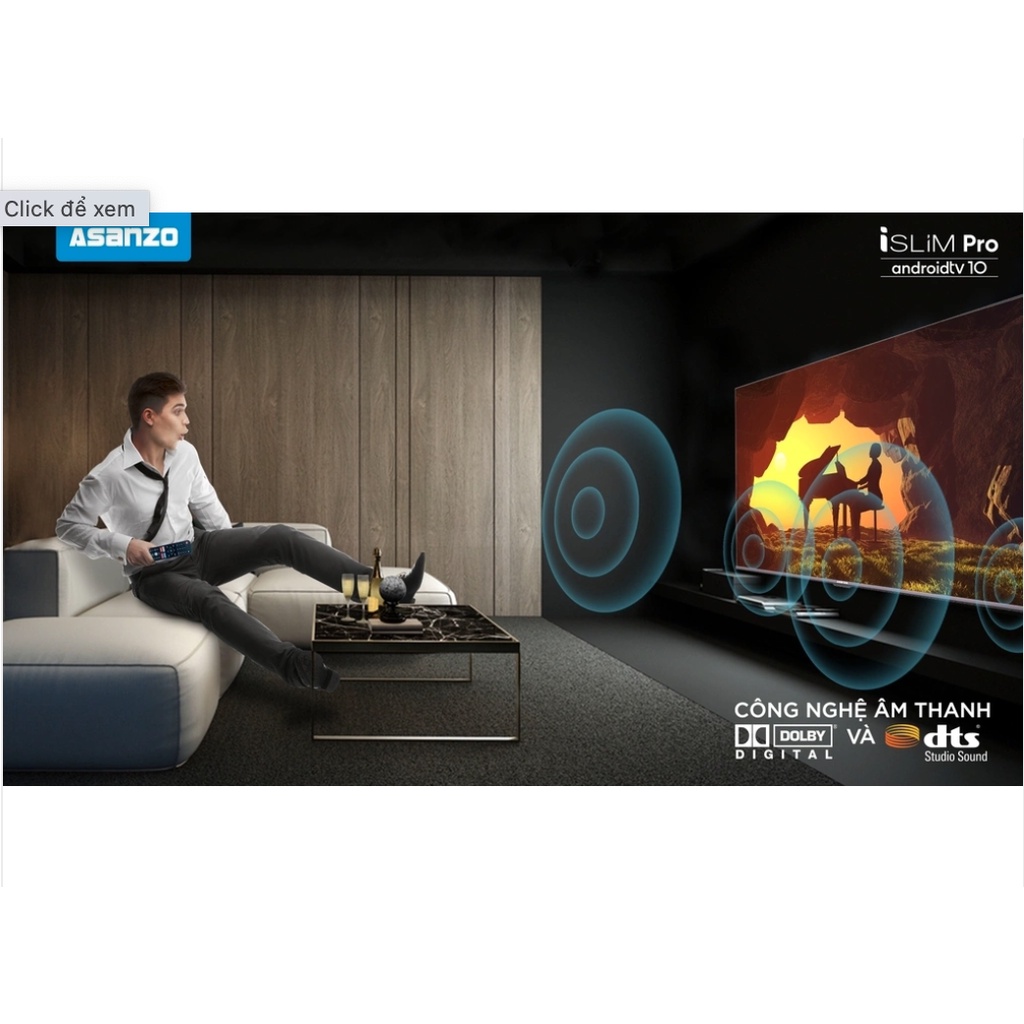 [Mã ELHAMS5 giảm 6% đơn 300K] Smart Tivi Asanzo LED 4K 50 Inch 50U71