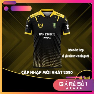 [FREESHIP] Áo Thun Liên Minh Huyền Thoại -  Áo thi đấu GAM Esports 2020 - In Tên Theo Yêu Cầu