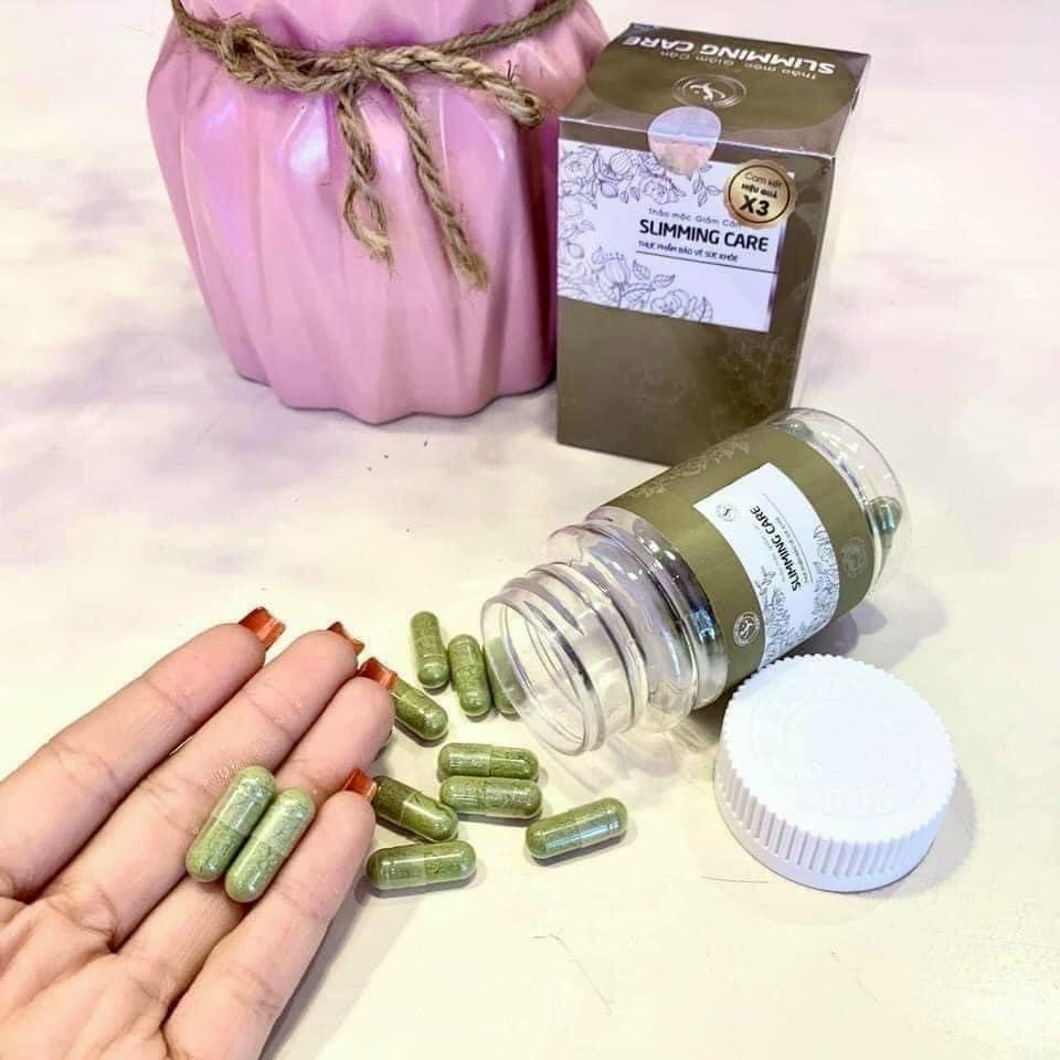 Viên Uống Thảo Mộc SLIMMING CARE X3 MẪU MỚI - Tặng Viên Rau Xanh Detox