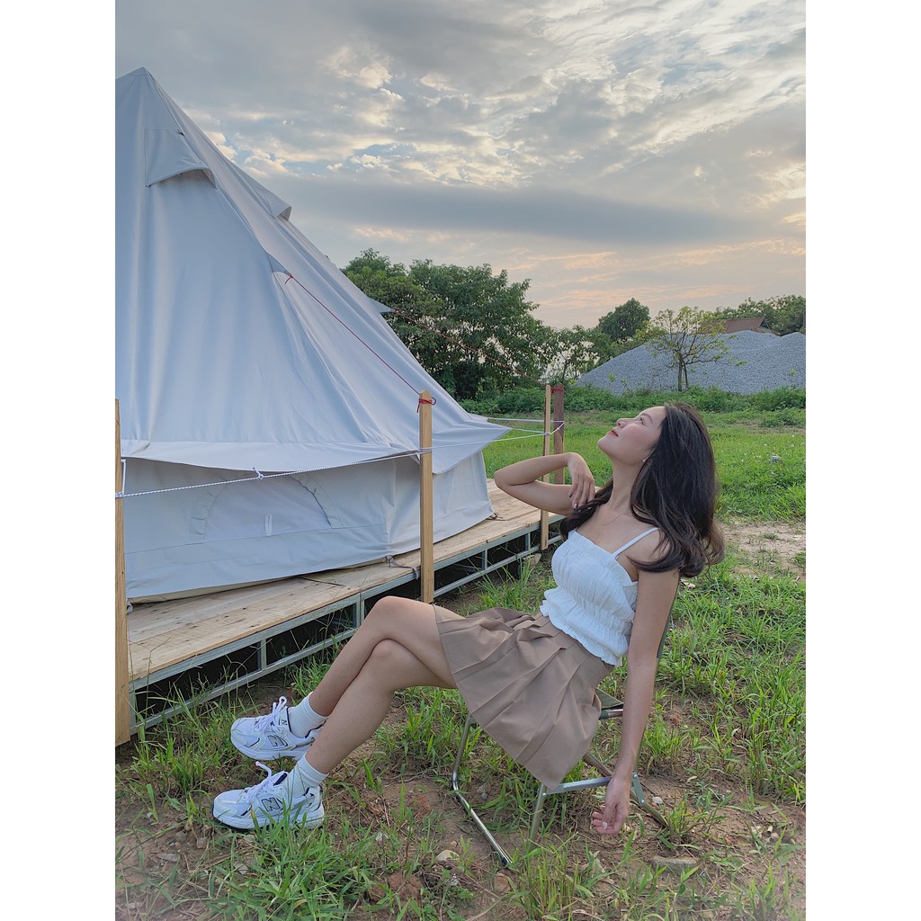 [Mã SKAMCLU7 giảm 10% tối đa 50K đơn 0Đ] Chân váy tennis skirt trơn 899 SK105 1994closet | BigBuy360 - bigbuy360.vn