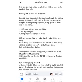 KEM DƯỠNG ỨC CHẾ MỌC LÔNG BALEA ĐỨC