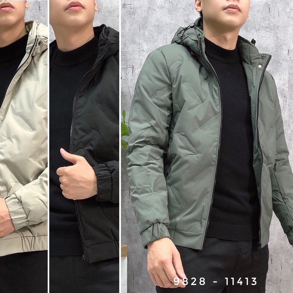 Áo phao nam MŨ RỜI đại hàn bigsize thời trang cao cấp APHA 46 - 9828