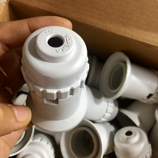 Đui đèn lõi sứ đui đèn bão ĐB 5000W cao cấp sopoka E27 chống bão chịu tải cao