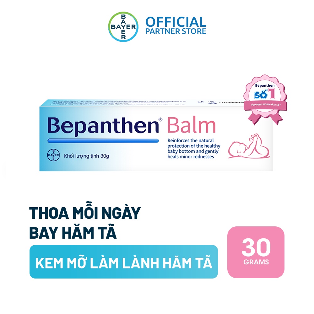 Kem Chống Hăm Bepanthen Balm Dạng Kem Mỡ 30G/Tuýp