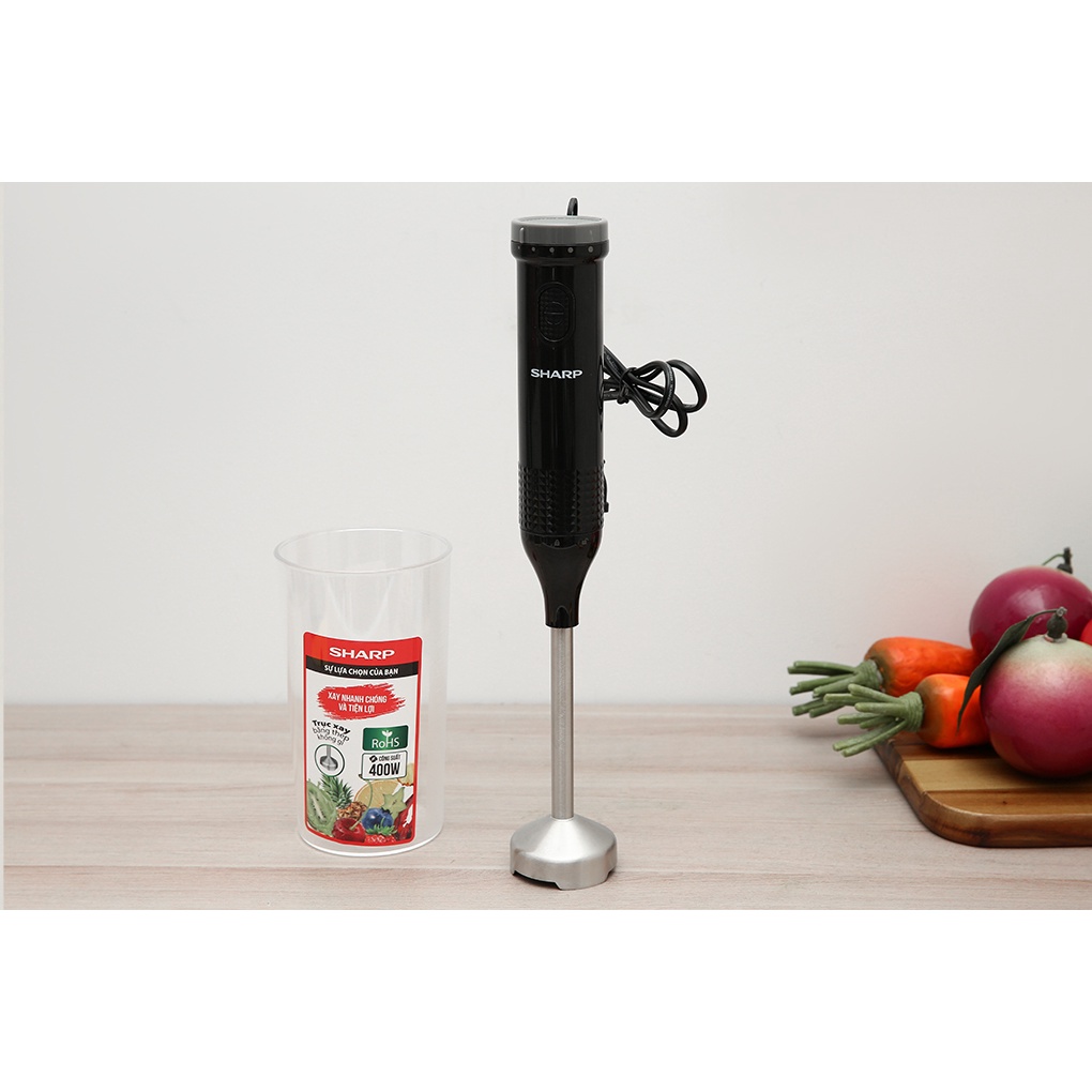 Máy xay sinh tố cầm tay Sharp EM-H074SV-BK