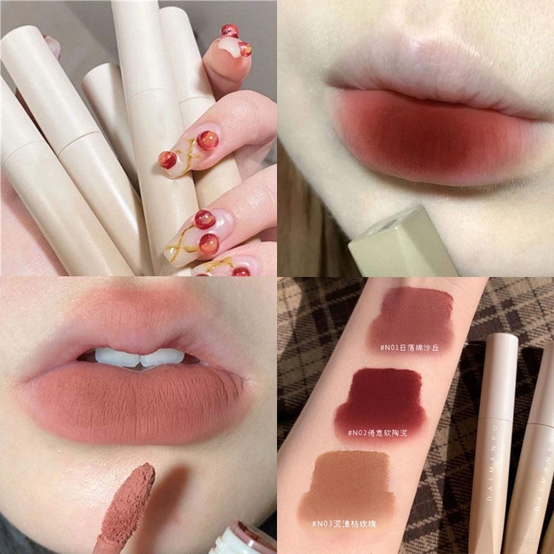 Son kem Daimanpu vỏ đục lên màu cực chuẩn Chính Hãng có ảnh thật
