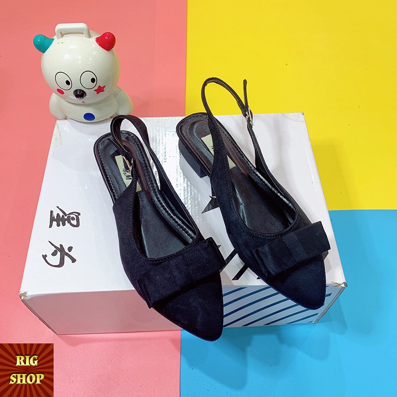 [ẢNH THẬT] SANDAL ĐẾ CAO RIGSHOP NƠ TIỂU THƯ - B3