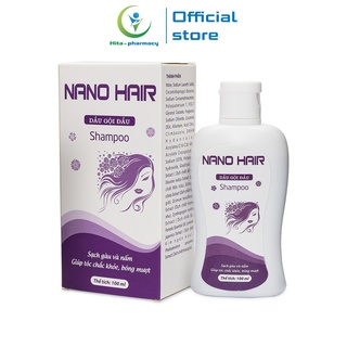 Dầu gội đầu Nano Hair Shampoo MT Pharco thảo dược sạch gầu và nấm thumbnail