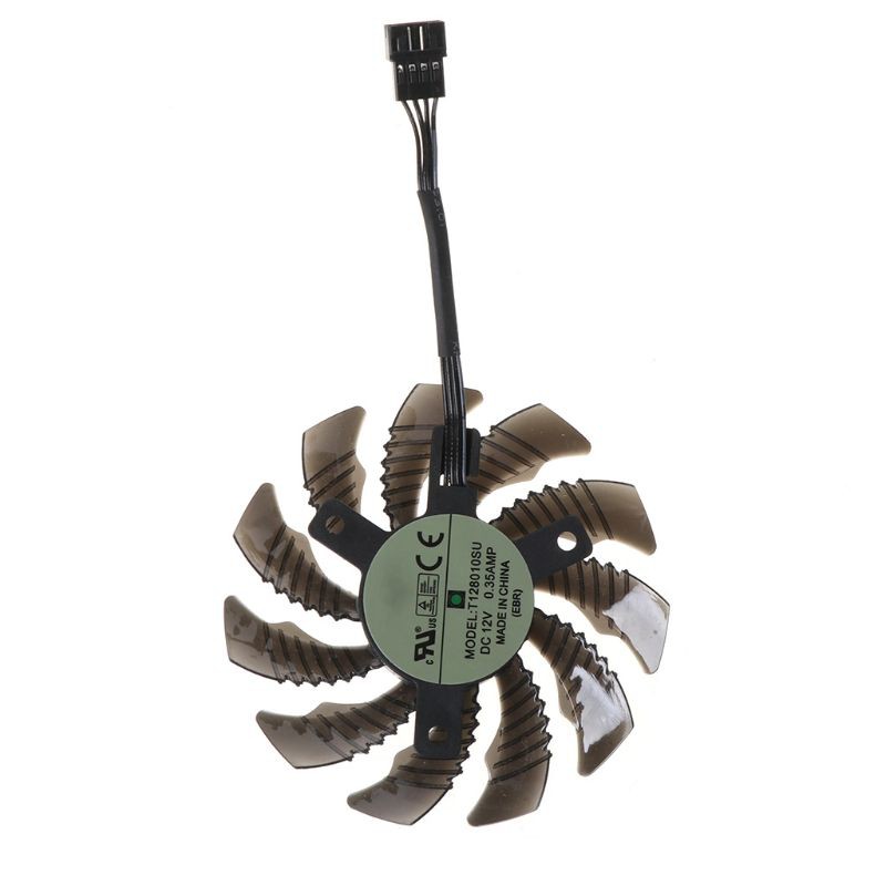 1/3 Quạt làm mát Utake 75mm T128010SU 4Pin cho Card màn hình Gigabyte AORUS GTX 1060 1070 1080 G1 GTX 1070Ti 1080Ti 960