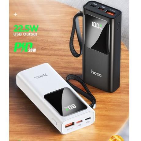 Sạc dự phòng, Pin sạc dự phòng 10000mah Hoco J41 Pro sạc nhanh Quick Charger PD 3.0 22.5W nhỏ gọn tiện lợi