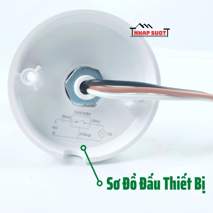 Mắt Cảm Biến Chuyển Động Hồng Ngoại Của Rạng Đông 300W Có Thể Điều Chỉnh Góc Cảm Biến (Model: CT01.PIR 300W)