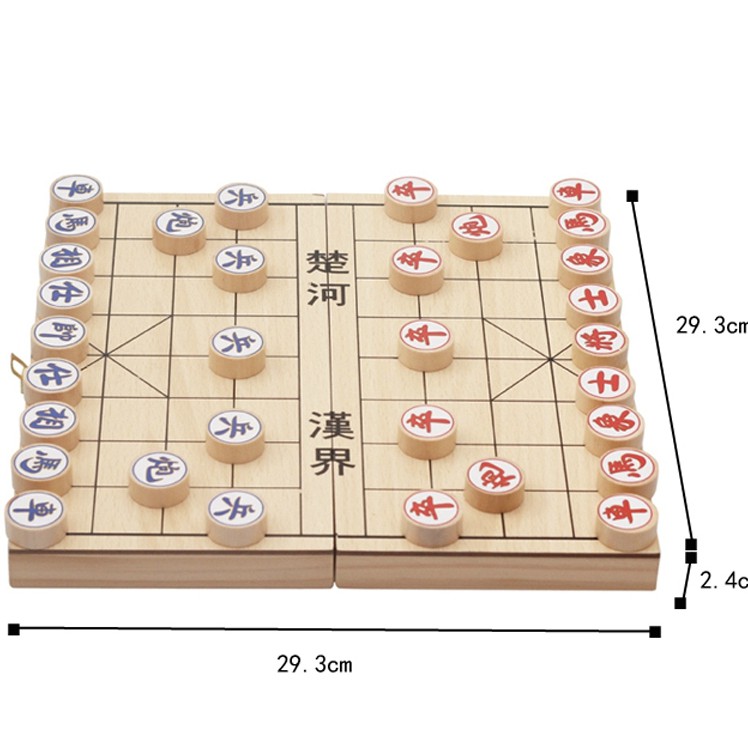 Cờ Tướng Bằng Gỗ Phát Triển Tư Duy Trí Não- Bé Thông Minh, Kiên Nhẫn
