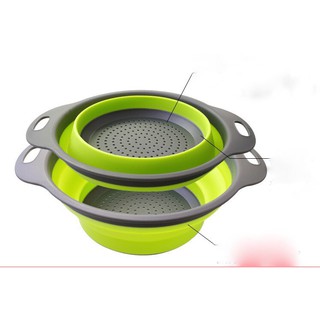 Bộ 2 Rổ Xếp Gọn Cao Cấp