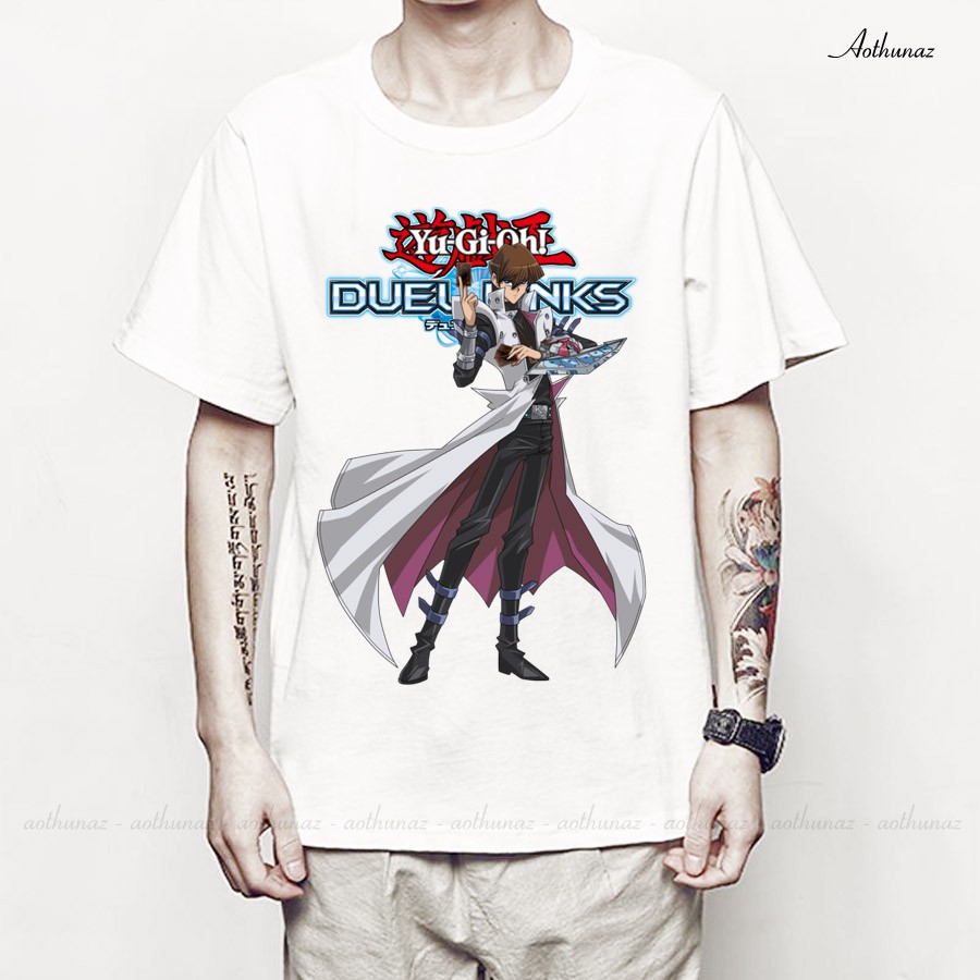 Áo thun Anime Game Yugioh Duel Link Yugi Kaiba - Cotton Thái M2362