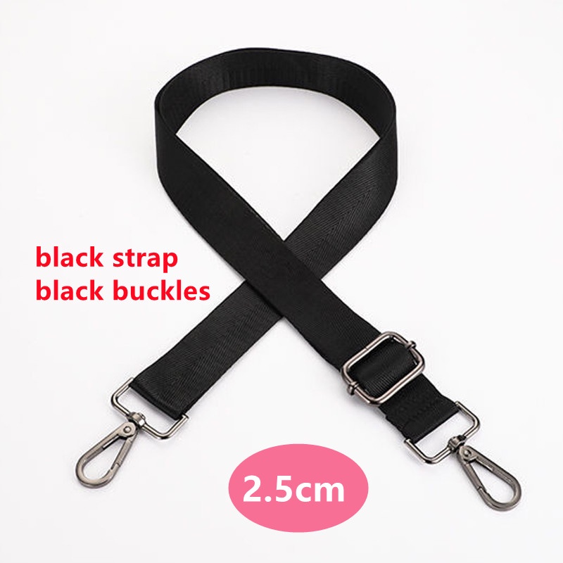 Dây Đeo Túi Nước Thay Thế 2.5cm Bằng Nylon Màu Đen