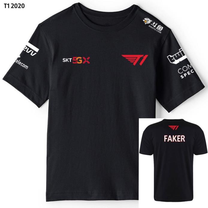 ÁO T1 2020 - áo game team SKT đẹp siêu ngầu giá rẻ nhất / co size trẻ em
