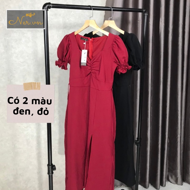 Đầm CUTE hồi xuân cao cấp 2021, dáng maxi,  tại xưởng may thời trang NER đủ size S, M, L, giá rẻ NER.vn – N61