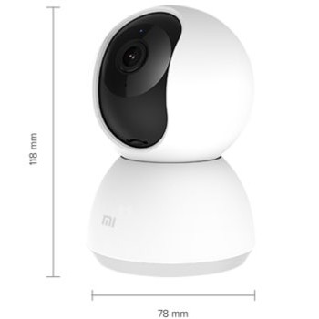 [Mã ELMS4 giảm 7% đơn 500K] Camera Xiaomi Mi Home Security Xoay 360 độ - Hàng Chính Hãng Digiworld