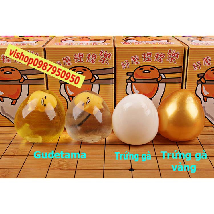 đồ chơi gudetama - trứng gà vàng bóp trút giận mã DXN83 Ucàng mua càng rẻ
