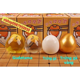 đồ chơi gudetama - trứng gà vàng bóp trút giận mã AMQ73 CMMZ89