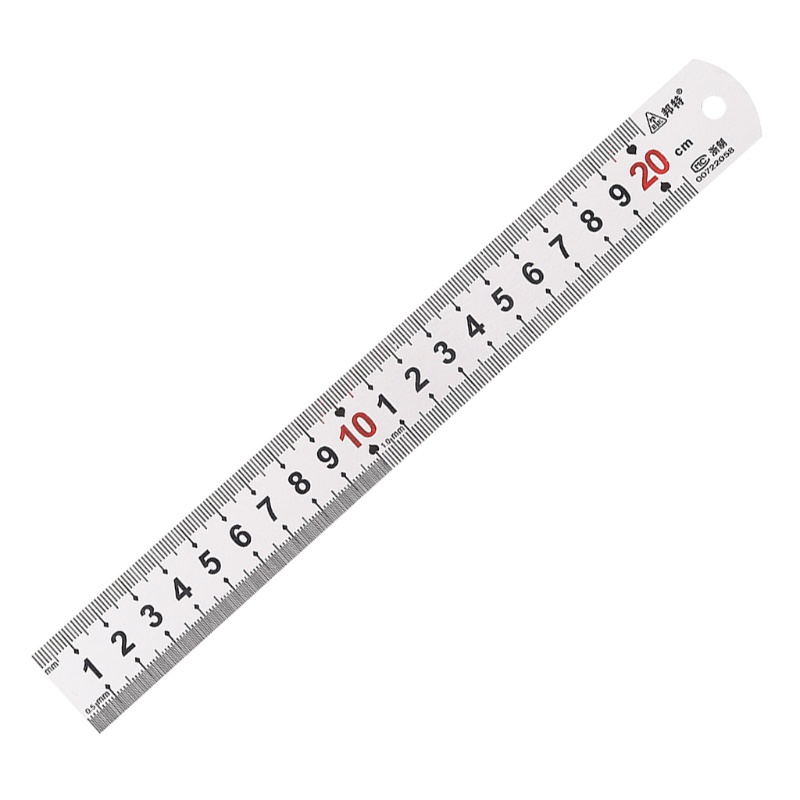 Thước Đo Thẳng Bằng Thép Không Gỉ Độ Chính Xác Cao 20cm