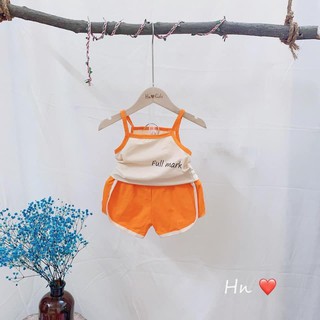 Bộ minky mom 2 dây hoa cúc cho bé