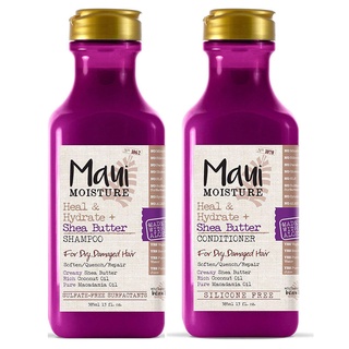 [USA] Dầu gội & dầu xả dưỡng ẩm sâu MAUI Shea Butter 385ml