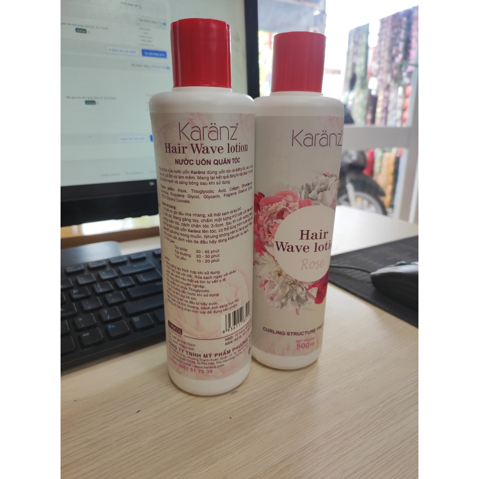 Uốn lạnh hoa hồng karanz 500ml