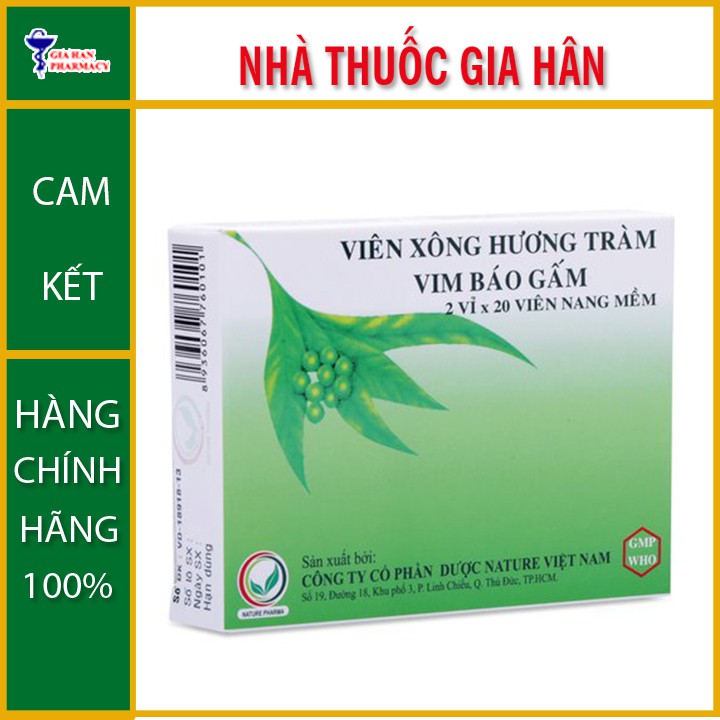 Viên Xông Hương Tràm Vim Báo Gấm - Gia Hân Pharmacy