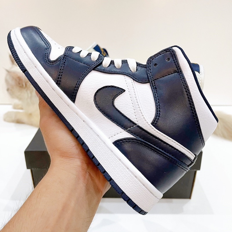 Giày JORDAN 1 MID OBSIDIAN - Fullbox kèm dây phụ