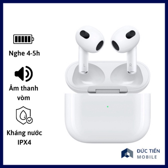Tai nghe bluetooth TWS 3 âm thanh vòm ,cảm biến, đổi tên sạc không dây (New version) cherrystore999