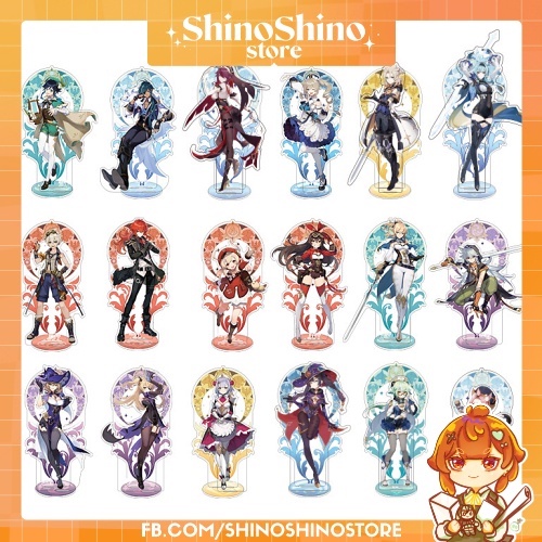 mô hình nhân vật standee acrylic Genshin Impact chính hãng từ official shop