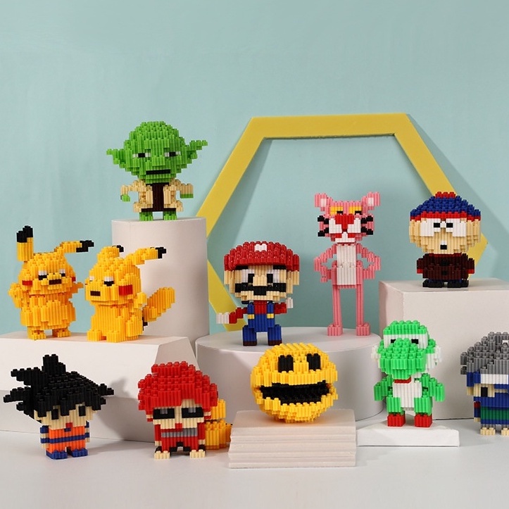 Mô hình lắp ráp hoạt hình rồng dễ thương Sáng Tạo Dành Cho Nam Và Nữ