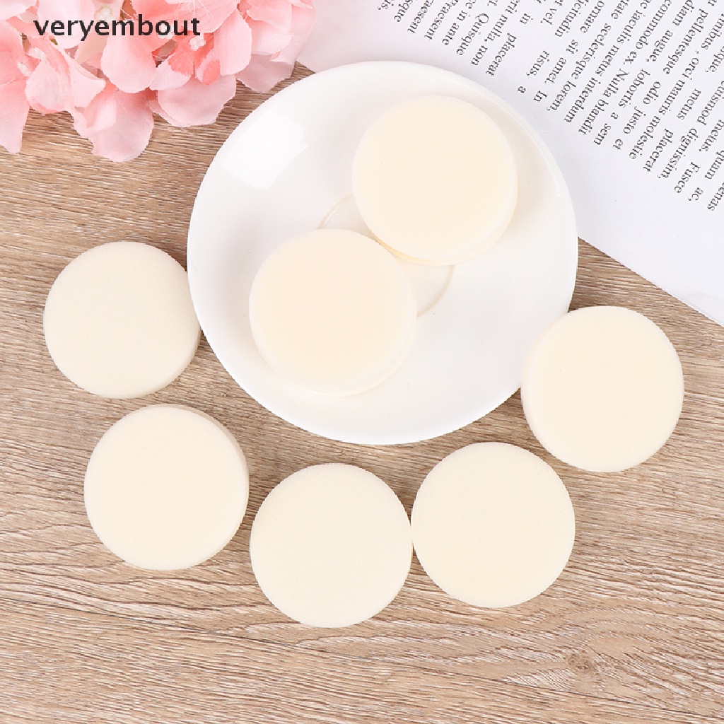 [Hàng mới về] Set 10 miếng mút xốp trang điểm thay thế siêu thấm hút mềm mại tiện lợi