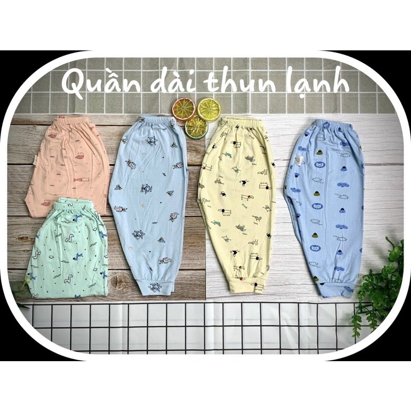 Bán lẻ 1 chiếc quần dài thun lạnh cho bé sơ sinh chất mát