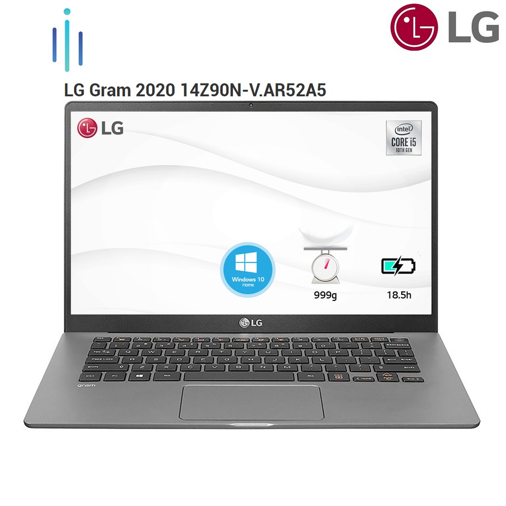 Laptop LG Gram 2020 14Z90N-V.AR52A5 i5-1035G7 | 8GB | 256GB | 14" FHD IPS