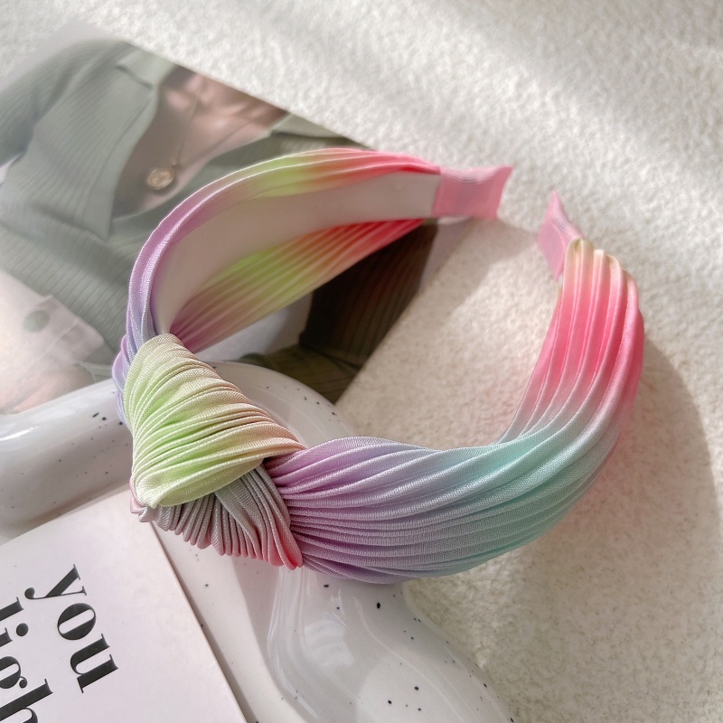 Flgo Băng Đô Cài Tóc Rửa Mặt Màu Nhuộm Phong Cách Nhẹ Nhàng Thanh Lịch Dành Cho Nữ